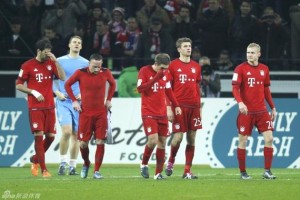  法兰克福击败拜仁终结对手不败金身  